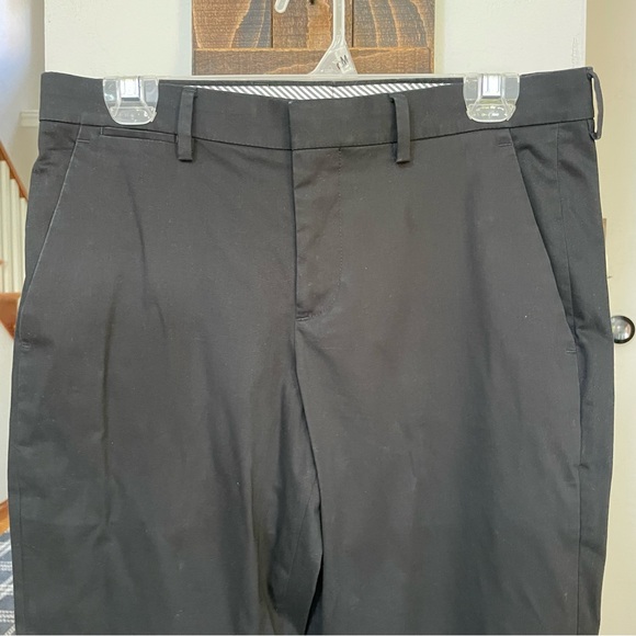 Express Black Slim Stretch Easy Care Dress Pants - Picture 4 of 9